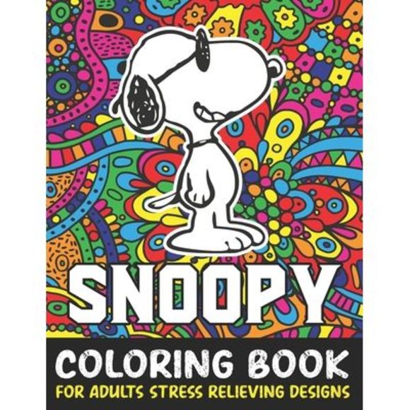 Primrose Press House | Other | Snoopy Coloring Book For Adult Stress ...